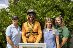 2024 Malama i ka Aina Award winner Jake Kane and the presenters.